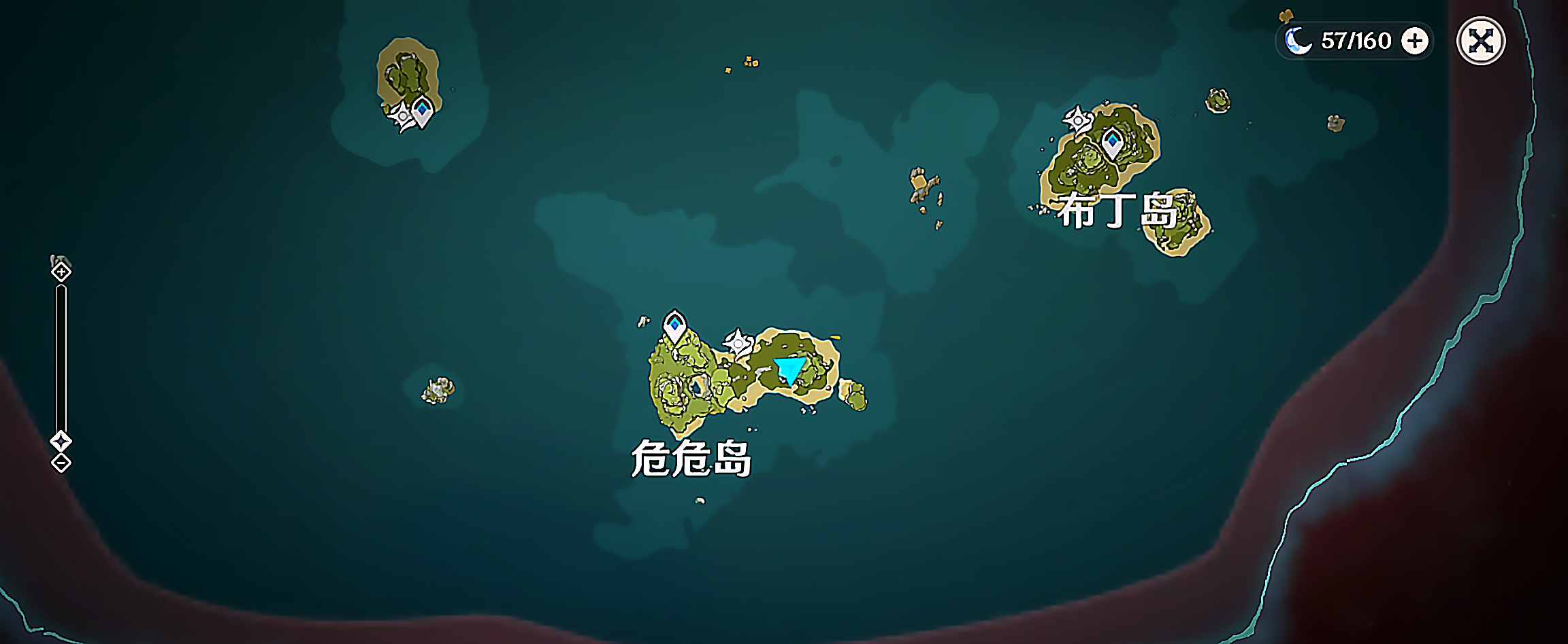 原神地图右上角的小岛怎么去